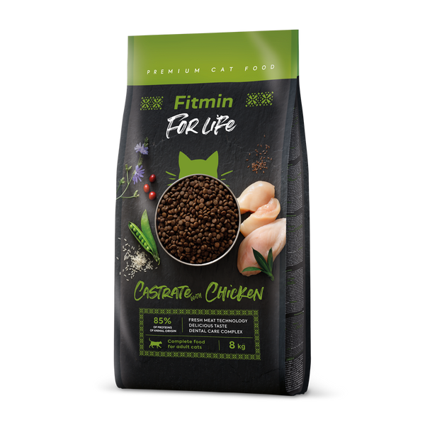 FITMIN FOR LIFE 貓用乾糧 絕育貓專用 雞肉配方