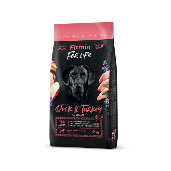 FITMIN 終生系列 鴨肉&火雞配方狗糧