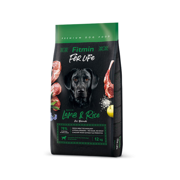 FITMIN For Life Lamb & Rice - all size - dog food